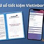 Mất Sổ Tiết Kiệm Ngân Hàng Vietinbank